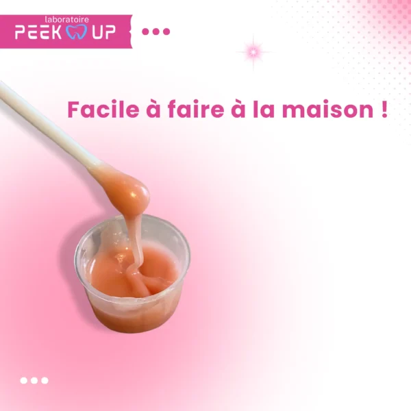 résine dentaire rose utilisation pour réparer sa prothèse dentaire