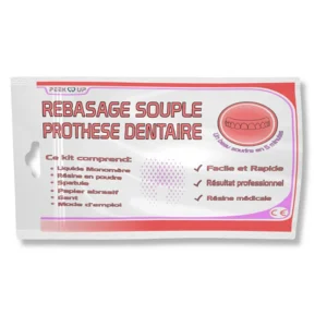 Résine Dentaire Souple pour Rebasage de Prothèses Dentaires Laboratoire Peekup 