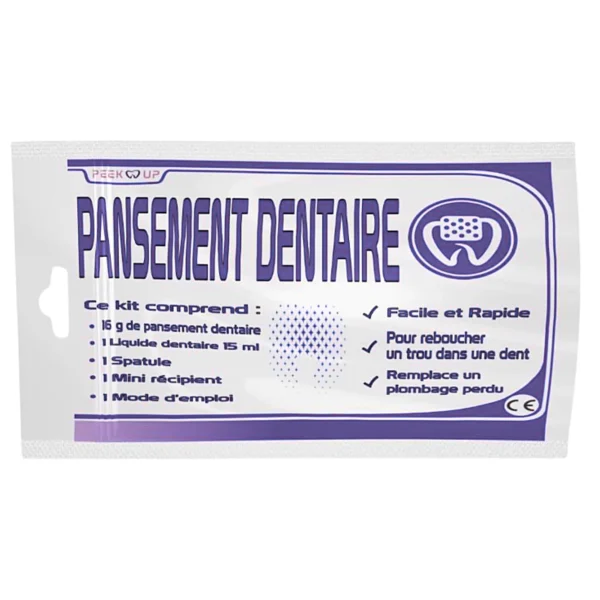 Pansement Dentaire Bicomposant Laboratoire Peekup 