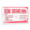 Résine dentaire rose pour réparer la partie gencive d'un appareil résine